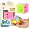 KIK Puzzle hra Puzzle kocka 3x3 neon 5,65 cm