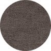 Ayyildiz , Kusový koberec Life Shaggy 1500 taupe kruh, 80x80 (priemer) kruh, hnedá, obývacia izba