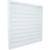 Dalap Kovová vetracia mriežka so gravitačnými lamelami bez príruby 550x550 mm, biela