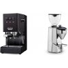 Gaggia New Classic E24, black + Rocket Espresso SUPER FAUSTO, chrome