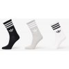 adidas 3-Stripes Crew Socks 3-Pack White/ Grey/ Black M M
