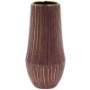 AKCIA VÁZA BURGUNSKO/ZLATÝ 13XV27,5CM