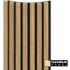 VZORKA - WALL CONCEPT flexi obkladový panel Dub Sacramento, čierny filc + MDF, 240x135x17 mm