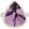 Nefertitis Ametyst star prsteň striebro Ag 925 R663 - 57 mm (US 8), 7,3 g