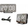 DIGITÁLNE HODINY ELEKTRONICKÉ DIGITÁLNE HODINKY TEPLOMER HODINA BUDÍK LCD