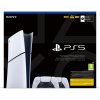 Sony Konzola PlayStation 5 (Slim) 1 TB - Biela (Digital Edition) + 2x DualSense biely