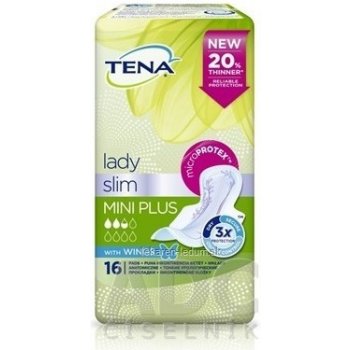 Tena Lady Slim Mini Plus Wings 16 ks