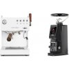 Ascaso Steel DUO PID PLUS, White&Wood + Eureka Atom W 65 Casa, black