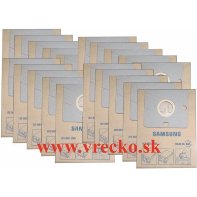 Samsung VC07M25E0WR - zvýhodnené balenie typ L - papierové vrecká do vysávača s dopravou zdarma (20ks)