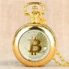 Bitcoin Vreckové Hodinky Zlatá