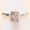Nefertitis Herkimer diamant prsteň striebro Ag 925 LOT95 - 56 mm (US 8,5), 3,1 g