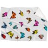 Deka Motýliky (Rozmer: 150 x 120 cm, Podšitie baránkom: ÁNO)