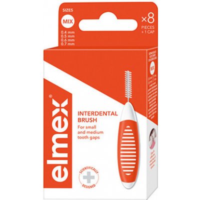 Elmex mezizubní kartáčky mix 0,4 mm-0,7 mm 8 ks