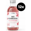 BIO Kombucha - GymBeam malina & ibištek 12 x 330 ml
