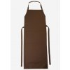 Cg Workwear Verona Dlhá pracovná zástera s trakmi 01146-01 Toffee 90 x 75 cm