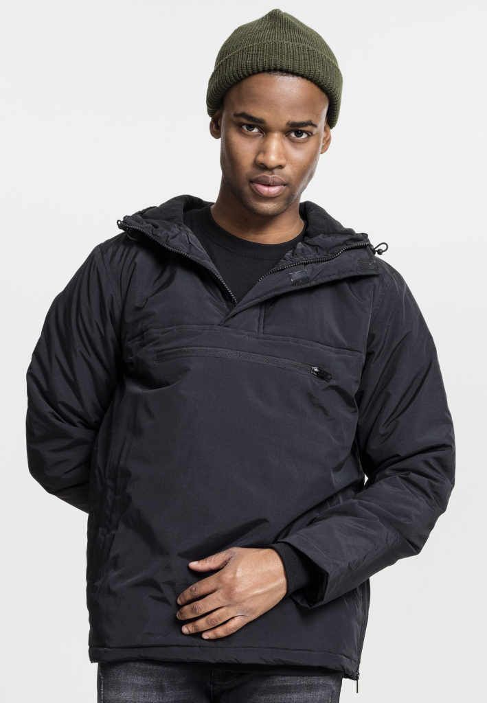 Urban Classics padded Pull Over jacket olive