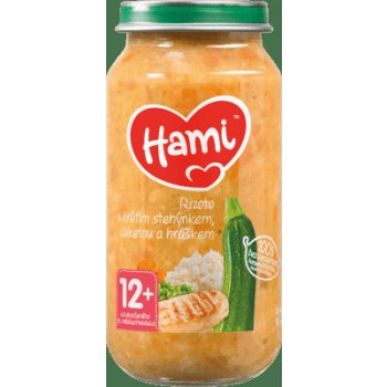 Hami rizoto s krůtím cuketou a hráš.250 g