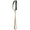Lyžička na kávu SETTECENTO GOLD FILET 11 cm, strieborná / zlatá, nerezová oceľ, Pintinox