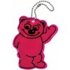 Compass Prívesok na kľúče reflexní BEAR fialový