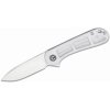 CIVIVI C907A-7 Elementum Polished vreckový nôž 7,5 cm, Satin, priehľadný polykarbonát Lexan
