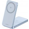 UGREEN magnetická bezdrátová nabíječka 2v1 MagFlow Qi2.2, 25W, MagSafe, stříbrná 55963