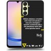 Picasee silikónový čierny obal pre Samsung Galaxy A25 A256B 5G - Kazma - MŮŽETE DOKÁZAT, CO BUDETE CHTÍT
