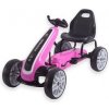 Go-kart Milly Mally dětská šlapací motokára Power růžová