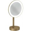 Kludi Vela R Kozmetické zrkadlo s LED osvetlením kefovaný bronz 58995N1F