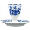 Český Porcelán Dubí Cibulák kalíšok na vajcia s podstavcom 10cm Originálny