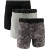 Pánske boxerky Under Armour Perf Tech Print 6in 3Pack Castlerock Heather M