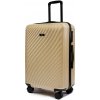 ROWEX Stredný univerzálny cestovný kufor s TSA zámkom ROWEX Roseline Farba: Šampanská 66x45x26 cm ABS