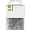 Q-Connect Špendlíky kovové,strieborné 30mm, 30g