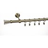 Jaja Kovová garniža galvanizovaná 19mm Tenor zlato antik 160cm