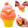 Antistresová naťahovacia zmrzlina v kornútku – Squishy Ice Cream Cone Farba: oranžová