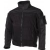 MFH Defence bunda taktická fleece COMBAT ČIERNA
