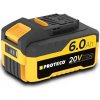 PROTECO akumulátor 20V/6Ah Li-ion 51.99-AKU-20-6000