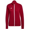 Dámska futbalová mikina adidas, ENT22 TK JKTW červená,biela XS
