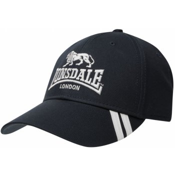 Lonsdale 2 Stripe Cap Navy/White Pánské