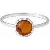 jantario Jantárový prsteň Drobné očko koňakový 660164 62mm