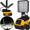 LAMPA DO DEWALTU 18V HALOGÉNOVÁ, LED + USB