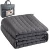 Ruhhy 19532 Záťažová prikrývka antistresová 8 kg sivá 150x200