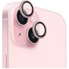 FIXED Camera Glass tvrdené sklá s hliníkovým rámčekom na ochranu šošoviek zadného fotoaparátu pre iPhone 16 / 16 Plus - ružová FIXGC2-1400-PI - možnosť vrátiť tovar ZADARMO do 30tich dní