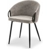 Jedálenská stolička FINBAR - šedá / čierna