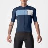 CASTELLI Cyklistický dres s krátkym rukávom - PROLOGO VII - svetlo modrá/modrá 3XL
