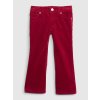 GAP Baby zamatové džínsy flare Červená 3YRS Červená Červená