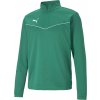 Pánska futbalová mikina Puma, TEAMRISE TOP zelená,biela L