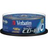 Verbatim CD-R, 43352, AZO Crystal, 25-pack, 700MB, 52x, 80min., 12cm, bez možnosti potlače, cake box, pre archiváciu dát