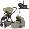 PETITE&MARS Kočík kombinovaný ICON 2v1 Mossy Green LITE AIR + Core Pro i-Size Black Grey + Báza VP-F191921