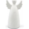 TORO Keramický anjel LED 12,5 cm