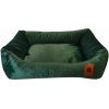 REDANT zamatový pelech pre psa VELVET zelený M